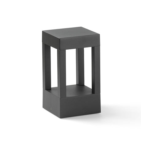 Baliza de exterior sobremuro Faro Agra 20cm LED 2700K IP55 gris oscuro — ref. 70840 (1)