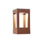 Baliza de exterior sobremuro Faro Agra 20cm LED marrón 2700K IP55 70841
