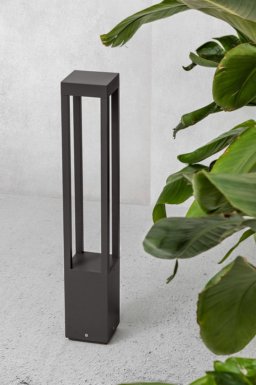 Baliza de exterior Faro Agra 65cm LED 2700K IP55 gris oscuro — ref. 70842 (2)