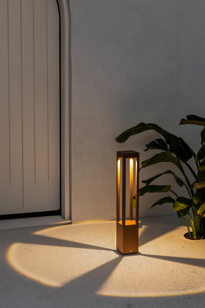 Baliza de exterior Faro Agra 65cm LED marrón 2700K IP55 70843 - vista alternativa