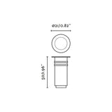 Empotrable de suelo exterior Faro Grund LED madera 2700K IP67 36° 1W 24V 70851 - imagen 3