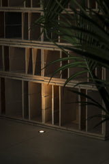 Empotrable de suelo exterior Faro Grund GU10 LED negro anodizado IP67 70871