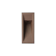 Empotrable de pared exterior Faro Til LED marrón oxido 2700K IP65 24V 70929