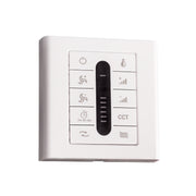 Controlador de pared ventilador LedsC4 Wall Controller blanco con luz motor DC 71-C340-14-14
