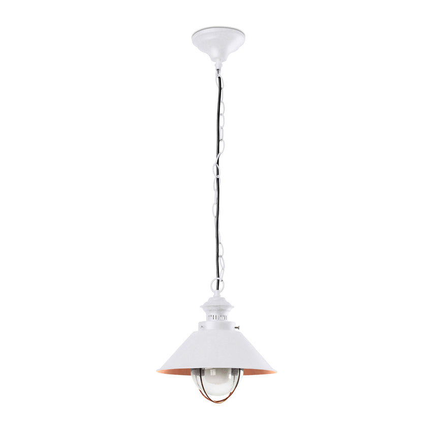 Faro Nautica-P Colgante Blanco/Cobre E27 11W