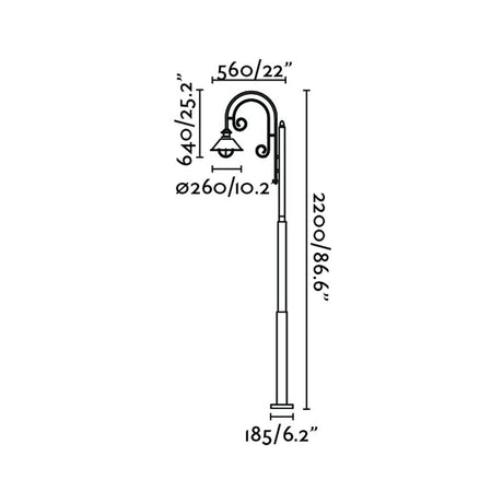 Faro 71116 - Dibujo técnico