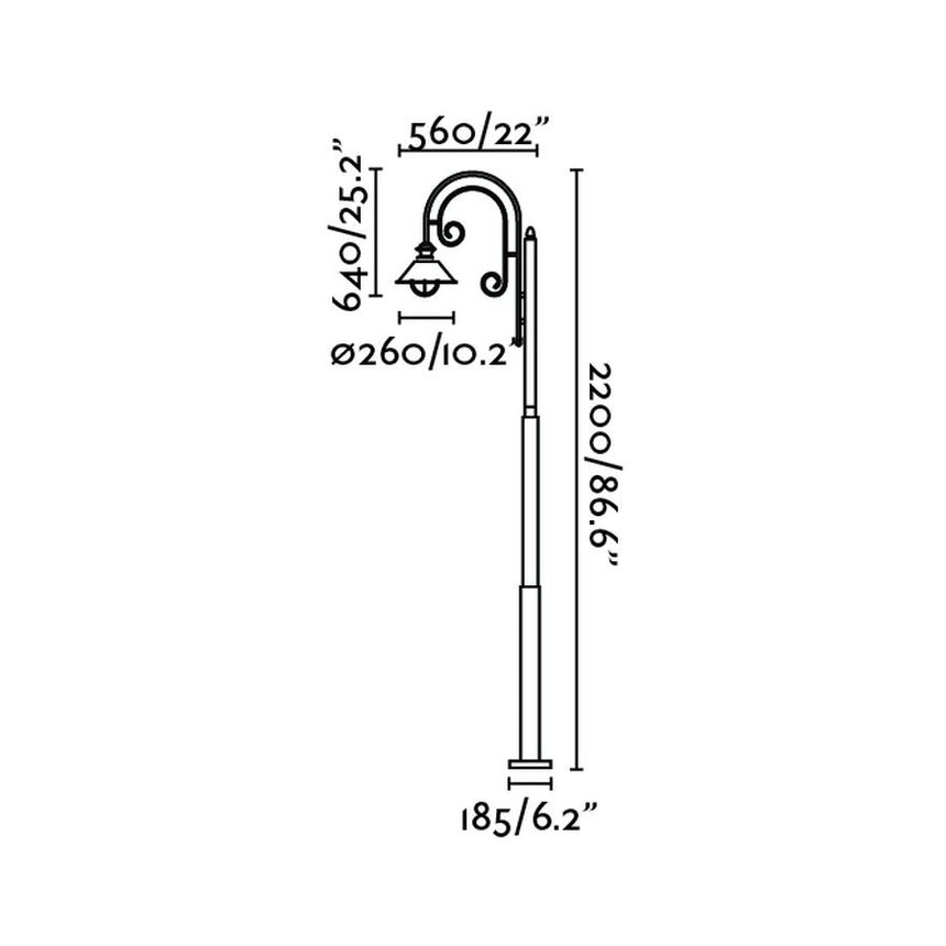 Faro 71116 - Dibujo técnico