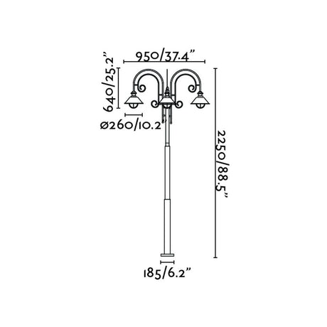 Faro 71118 - Dibujo técnico