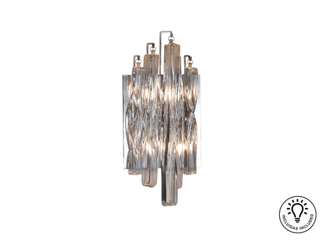 Lámpara aplique de pared Schuller Manacor 2 luces cromo