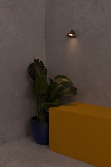 Aplique de exterior Faro Bronx GU10 IP44 marrón — ref. 71194 (3)