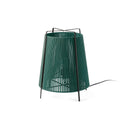 Lámpara de pie de exterior Faro Akane E27 verde IP44 71262