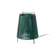 Lámpara de pie de exterior Faro Akane E27 verde IP44 71262