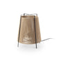 Lámpara de pie de exterior Faro Akane E27 IP44 beige — ref. 71263 (1)