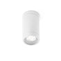 Plafón de exterior Faro Olot 10cm GU10 IP44 blanco mate — ref. 71372 (1)