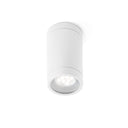 Plafón de exterior Faro Olot 10cm GU10 IP44 blanco mate — ref. 71372 (1)