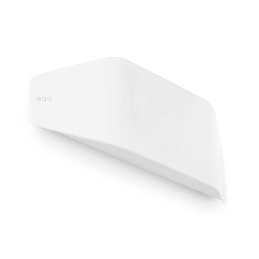 Aplique de exterior Faro Future 14cm E27 IP44 opal blanco mate — ref. 71516 (1)