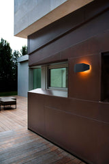 Faro Future  Aplique Gris Oscuro 1L E27 20W