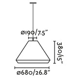Faro 71579C-07 - Dibujo técnico