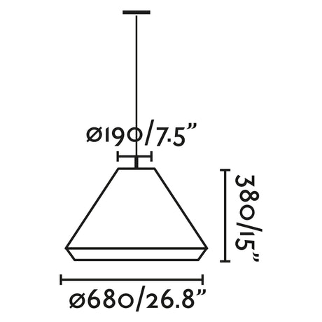 Faro 71579C-07 - Dibujo técnico
