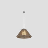 Faro SAIGON OUT C70 Lámpara colgante gris y beige cone cap 71579C-09