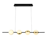 Mantra Cuba Lámpara LED dorado, negro 7161