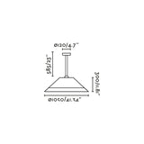 Lámpara colgante de exterior Faro Saigon 88cm E27 LED blanco brillo IP54 opal 71622-14