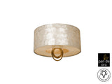 Plafón Schuller Edén 3 luces pan de oro y negro Ø40cm 7