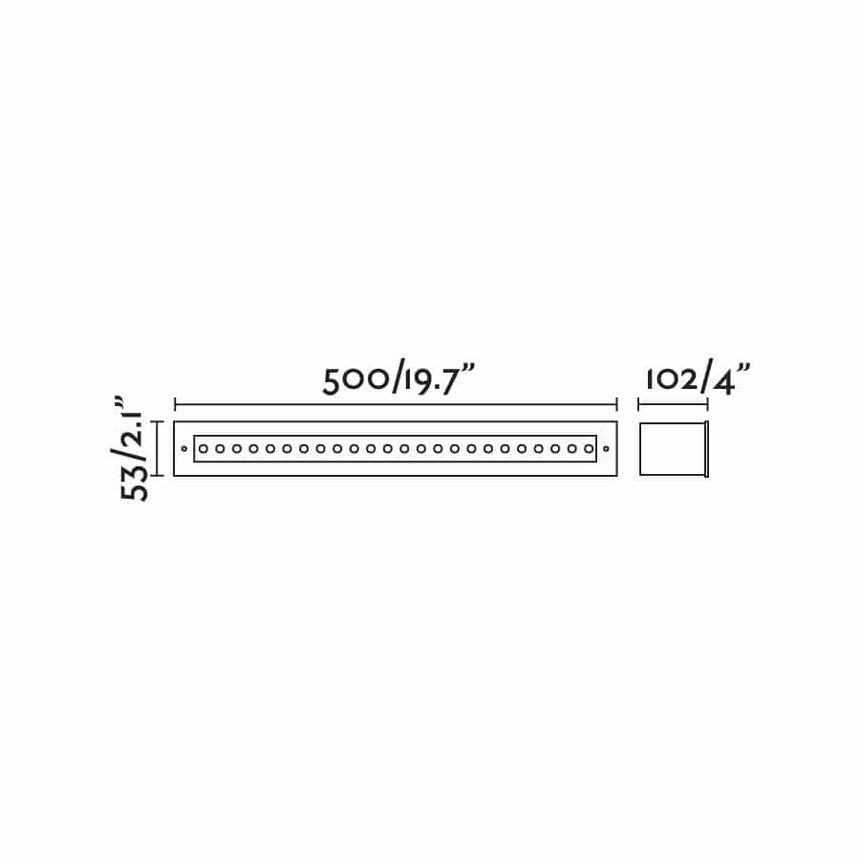 Faro Falls-50 Empotrable Orient. 16W 24V 3000K 25°