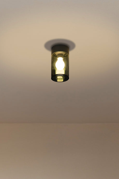 Faro KILA 200 Lámpara plafón gris oscuro ahumado 71741