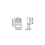 Faro MUUR 250 Lámpara proyector gris oscuro 71771