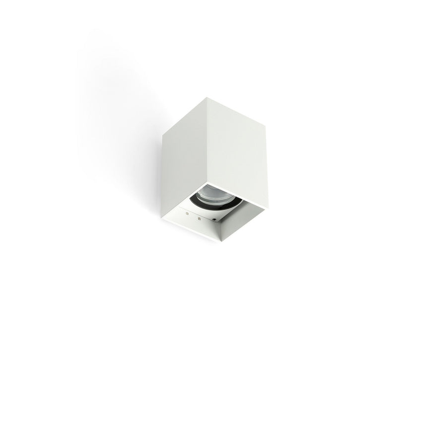 Aplique de exterior Faro Kov 11cm 1 luz LED 3000K IP65 30° 34° cuadrado blanco — ref. 71792-133 (1)