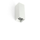 Aplique de exterior Faro Kov 21cm 2 luces LED blanco 2700K IP65 30° 34°/34° cuadrado 71793-125