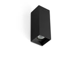 Aplique de exterior Faro Kov 21cm 2 luces LED 2700K IP65 30° 34°/14° cuadrado negro — ref. 71793-226 (1)