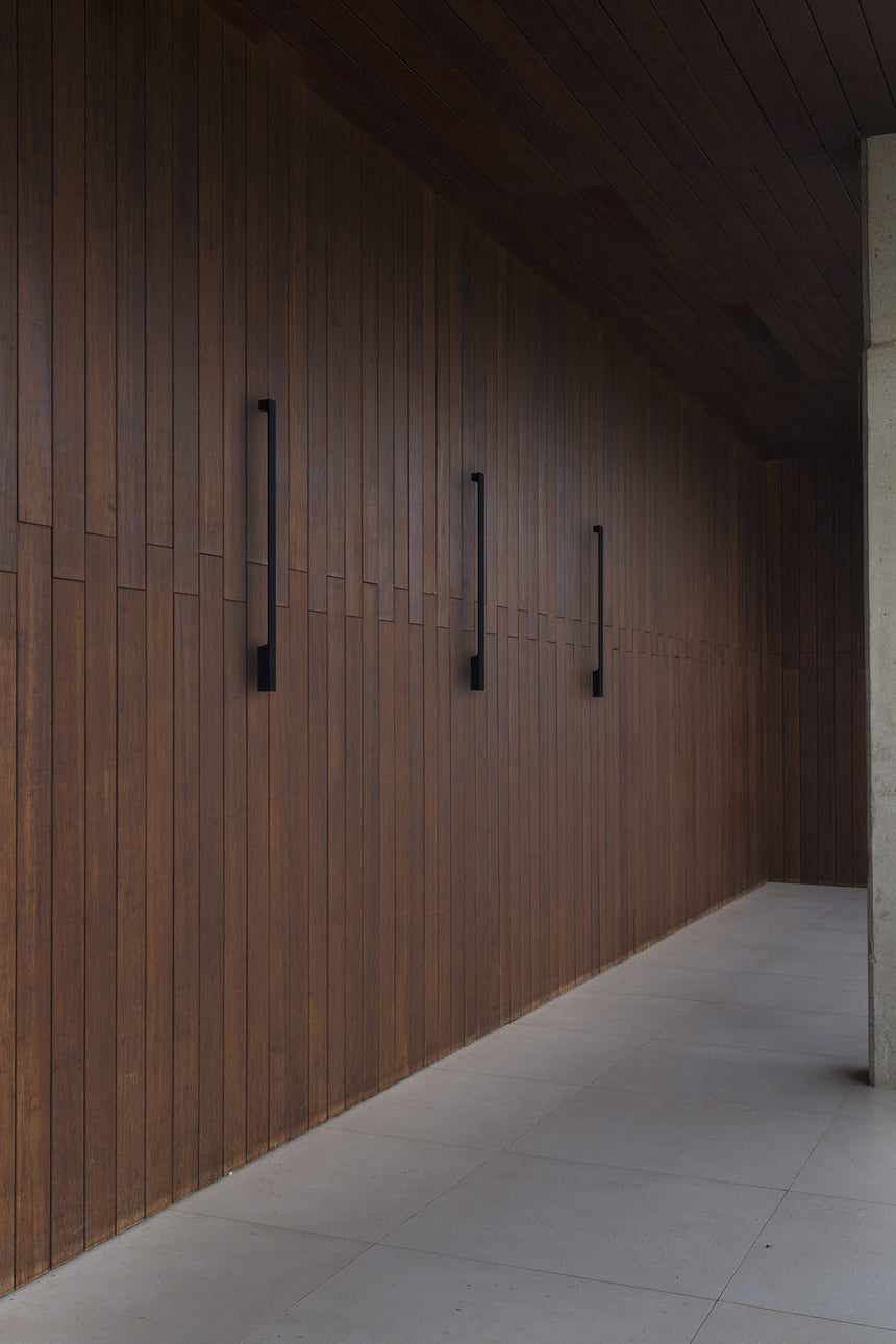 Aplique de exterior Faro Lime 90cm LED negro 2700-4000K IP65 regulable CCT 8W translúcido 71803