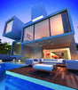 Mantra Levi Aplique exterior  IP65 blanco 7182 - en ambiente