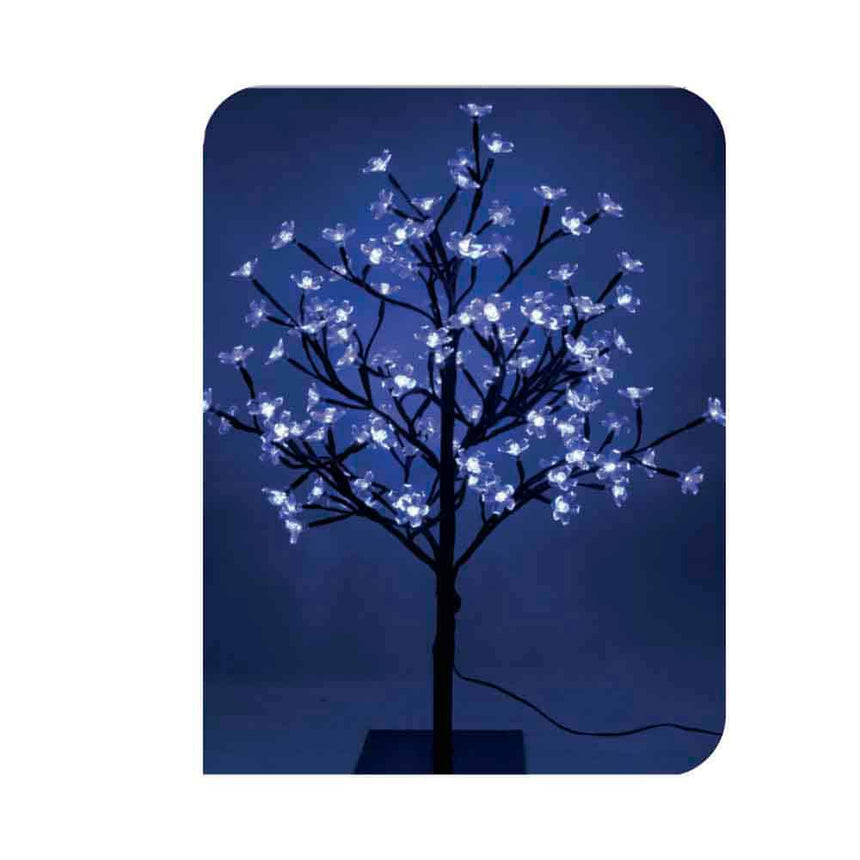 Elektro3 navidad Arbol 3D Sakura Tronco Recto 60Cm 120 LEDs Azul (Interior) Edm 71884