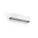 Aplique de exterior Faro Lako LED 3000K IP65 90° prismático blanco mate — ref. 71909 (1)