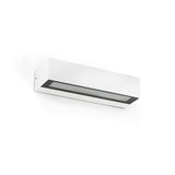 Aplique de exterior Faro Lako LED 3000K IP65 90° prismático blanco mate — ref. 71909 (1)