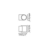 Faro TOND 1L Lámpara aplique gris oscuro 2700K 71915