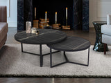 Schuller Naira Set Mesas T mármol negro 719232