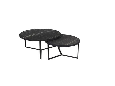 Mesas de centro Schuller Naira negro 120x41cm ambiente