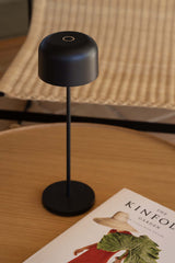 Lámpara de mesa de exterior portátil Faro Mavis 36cm LED negro mate 2700K IP54 180° 71928