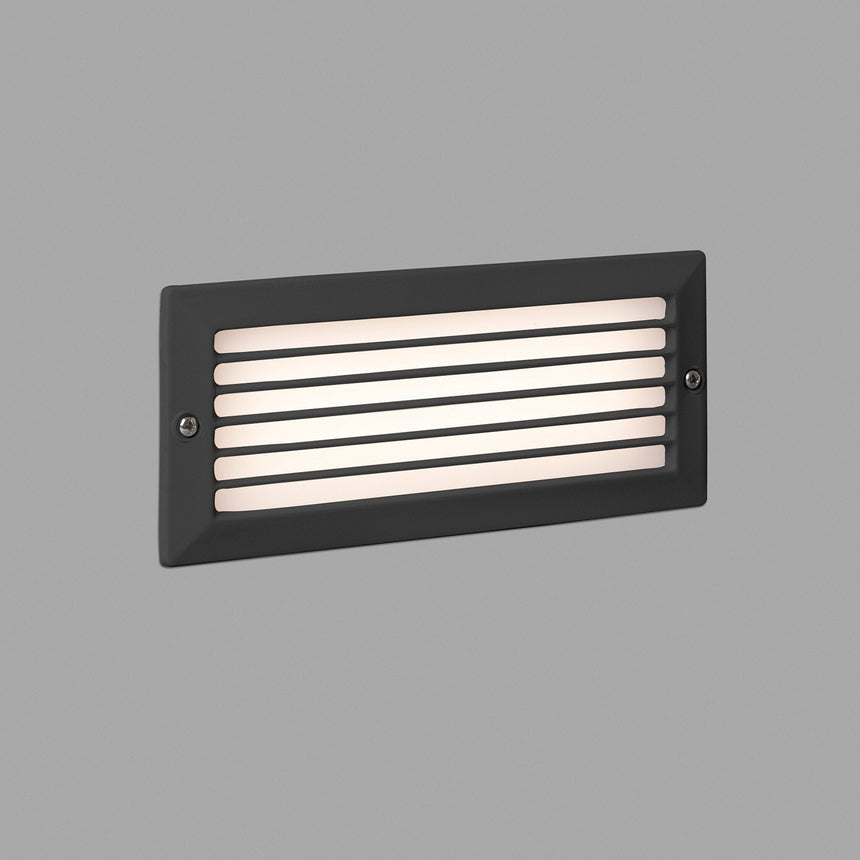 Empotrable de pared exterior Faro Stripe-1 LED 3000K IP54 opal gris oscuro — ref. 72095 (1)