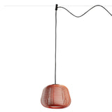 Lámpara colgante de exterior Faro Narita 28cm E27 IP65 opal sistema naranja — ref. 72123 (1)