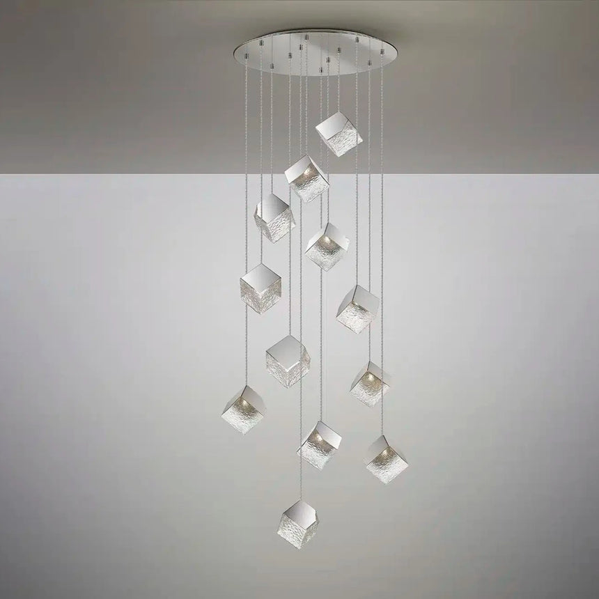 Schuller Priscila Lámpara de techo colgante de 12 luces cromo 721240