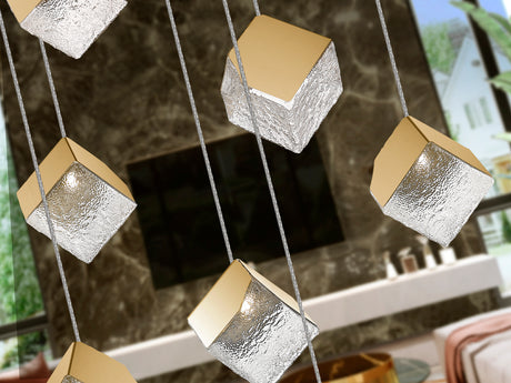 Lámpara de techo colgante Schuller Priscila grande 12 l