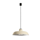 Lámpara colgante de exterior Faro Saga 26cm E27 IP65 opal con florón beige — ref. 72126-169 (1)