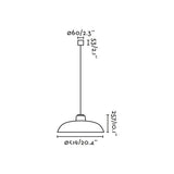 Lámpara colgante de exterior Faro Saga 26cm E27 LED marrón oxido IP65 opal con florón 72126-171 - imagen 3