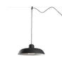 Lámpara colgante de exterior Faro Saga 26cm E27 IP65 opal sistema negro — ref. 72136 (1)