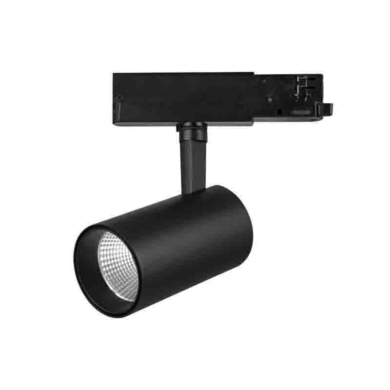 Foco para carril trifásico Mantra Fiji 30 W 4000 K negro — ref. 7214 (2)
